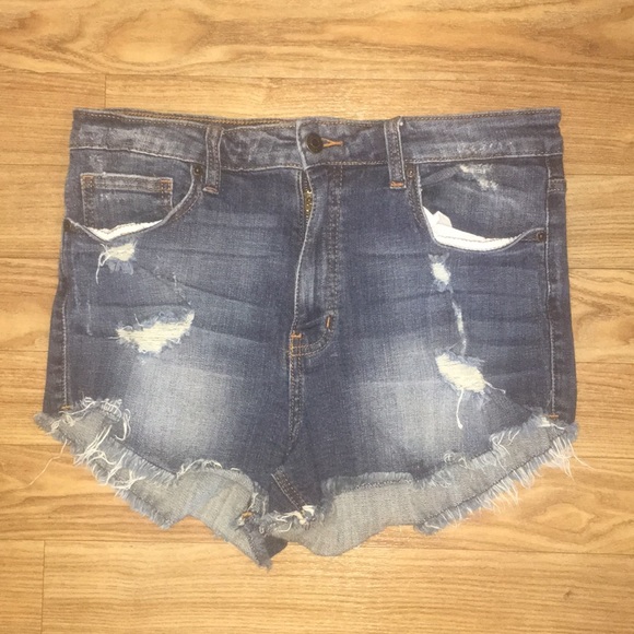 eunina lulu high rise cut off shortie